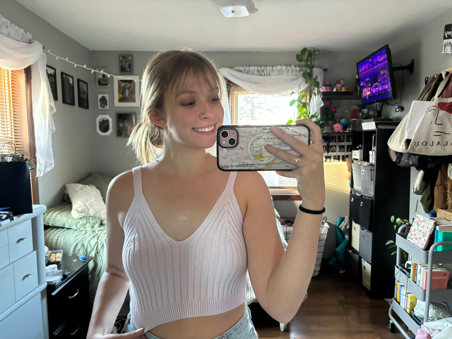 Aerie Purple Tank Top (M)