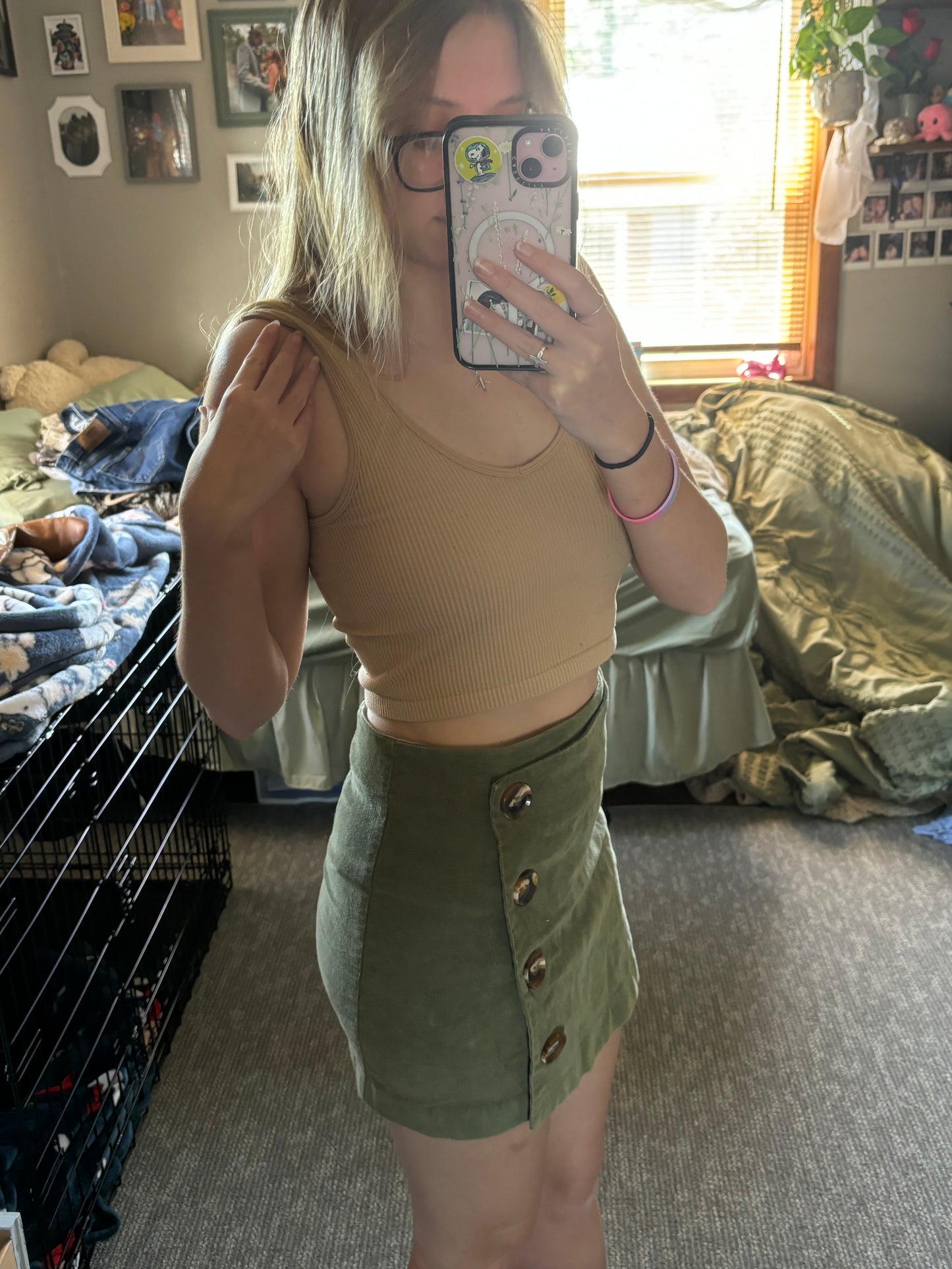 Green Altered State Skirt (S)