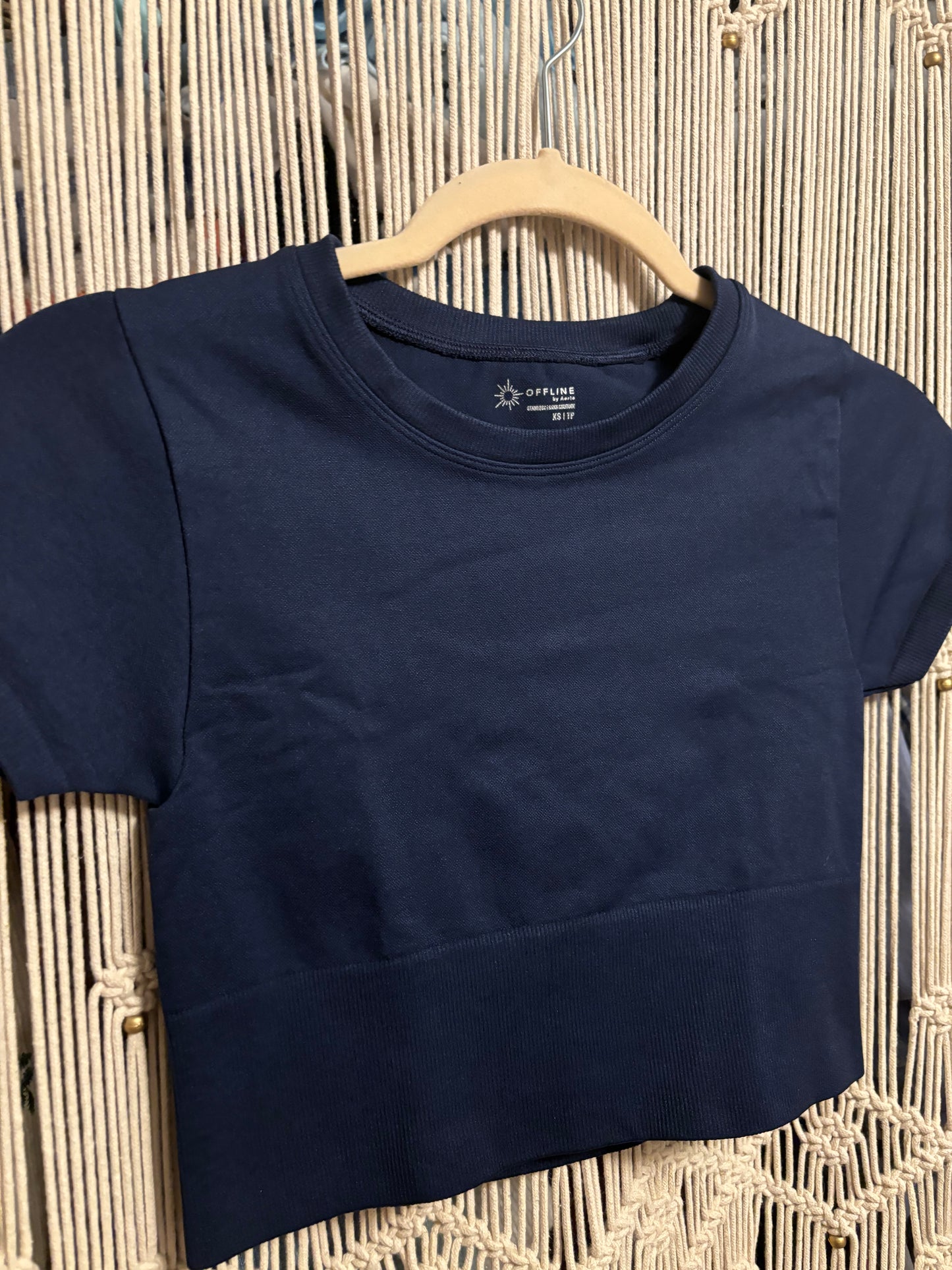 Aerie Cropped Athletic Top (XS)