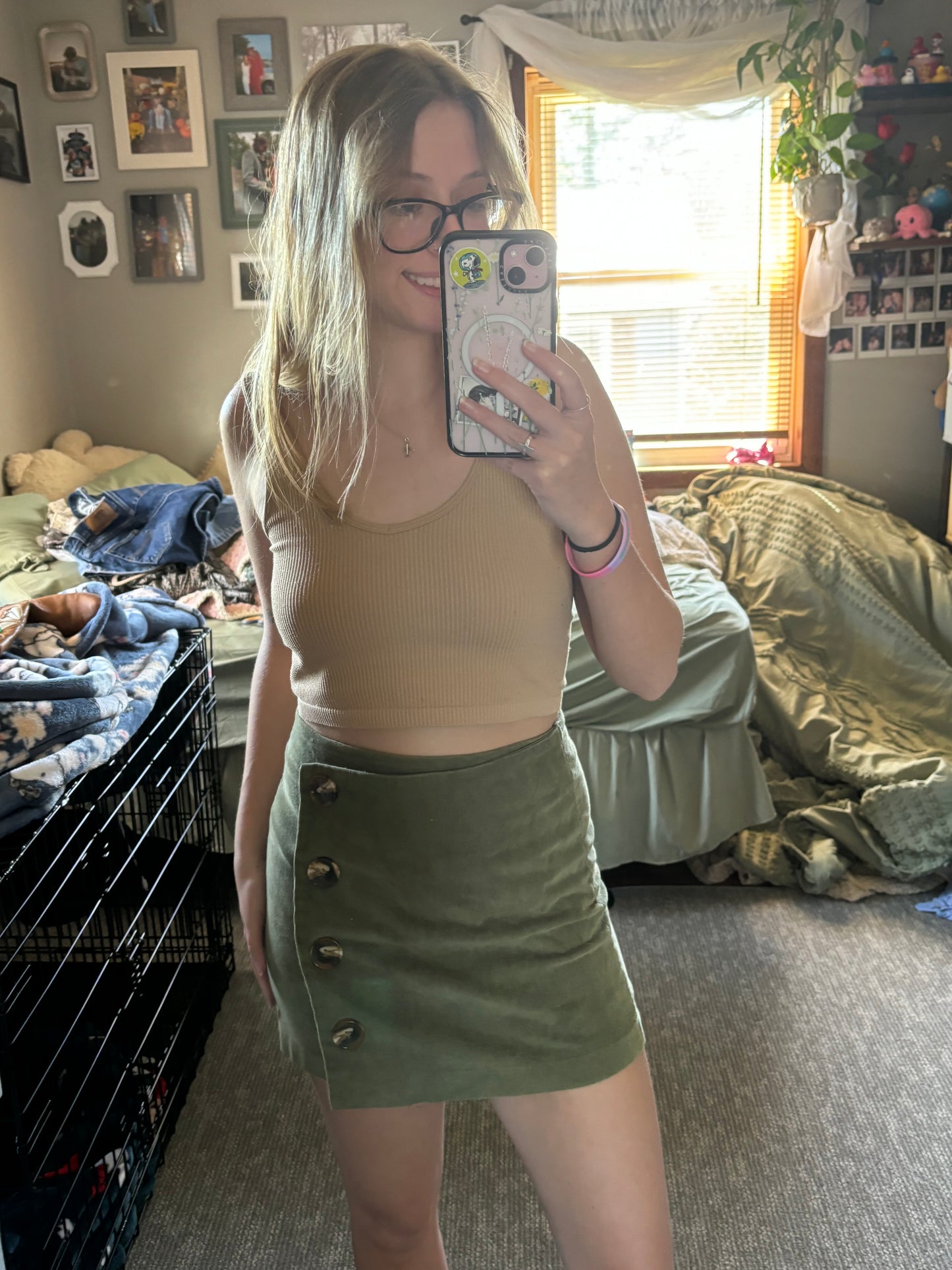 Green Altered State Skirt (S)