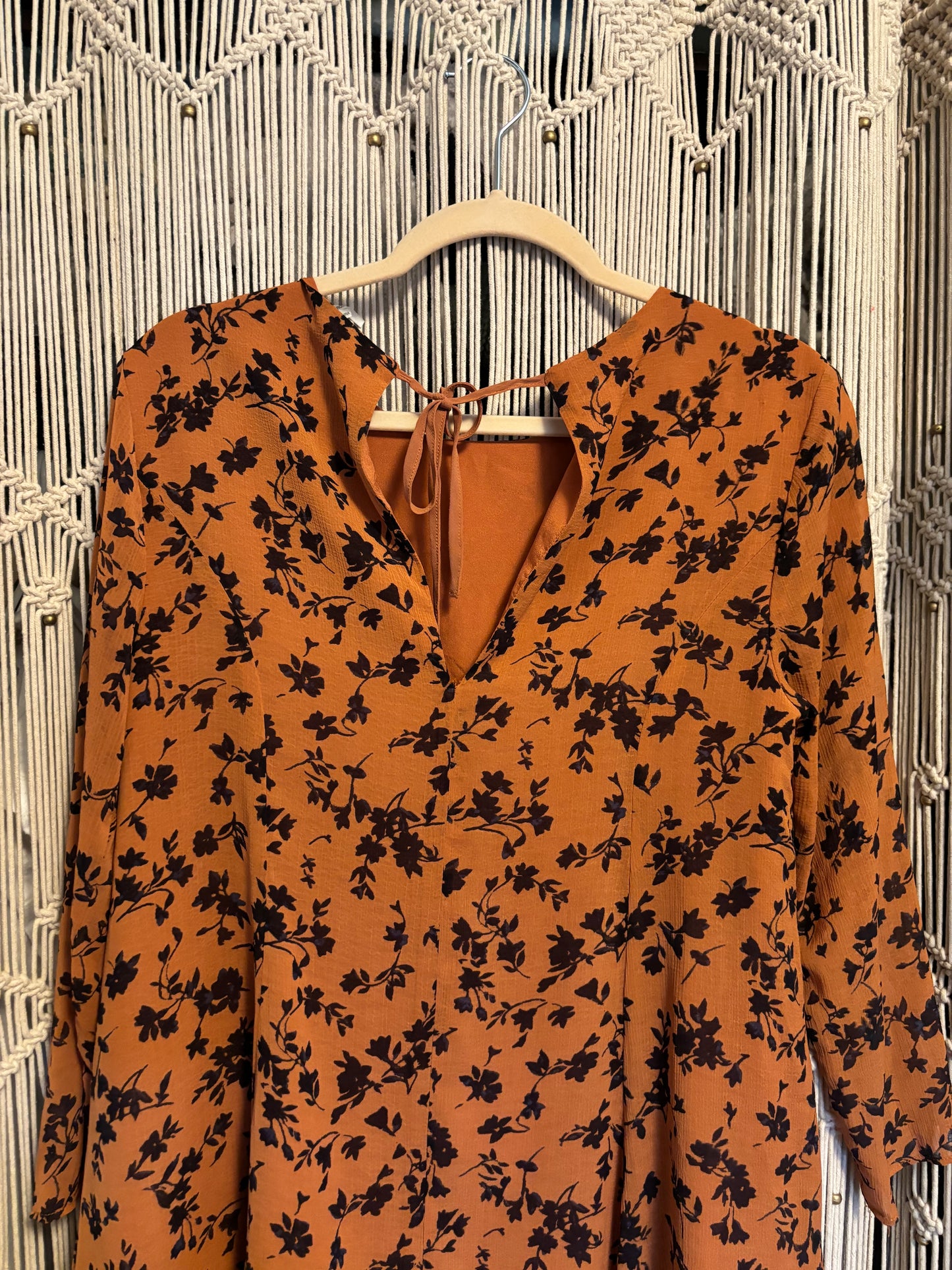 Orange Vine Dress (M)