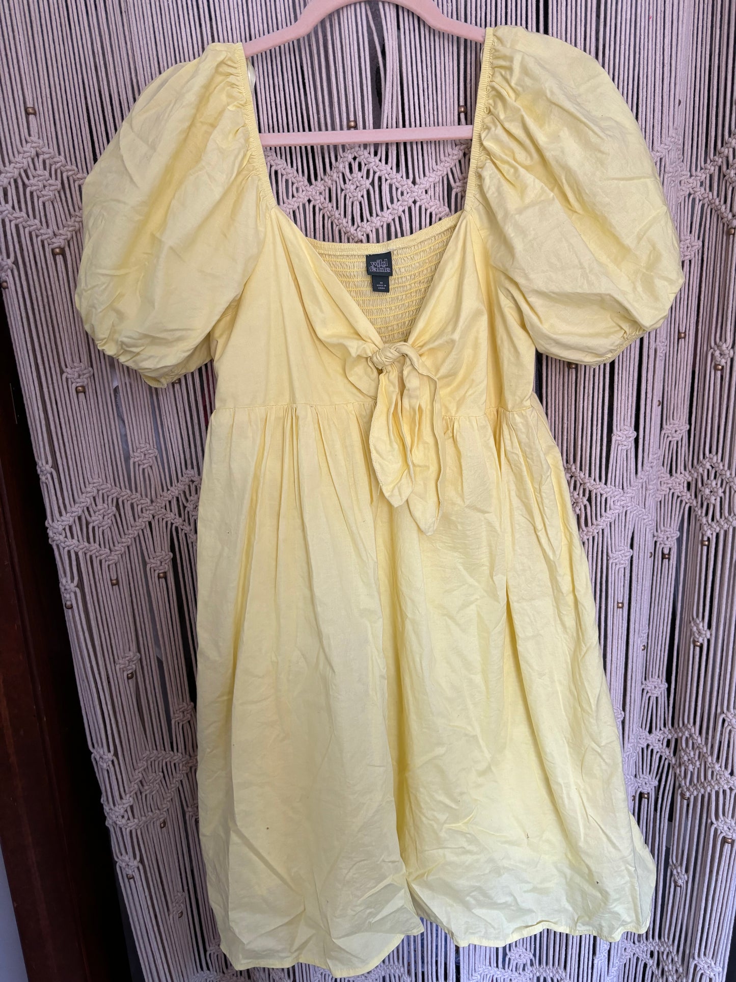 Bright Yellow Dress (M)