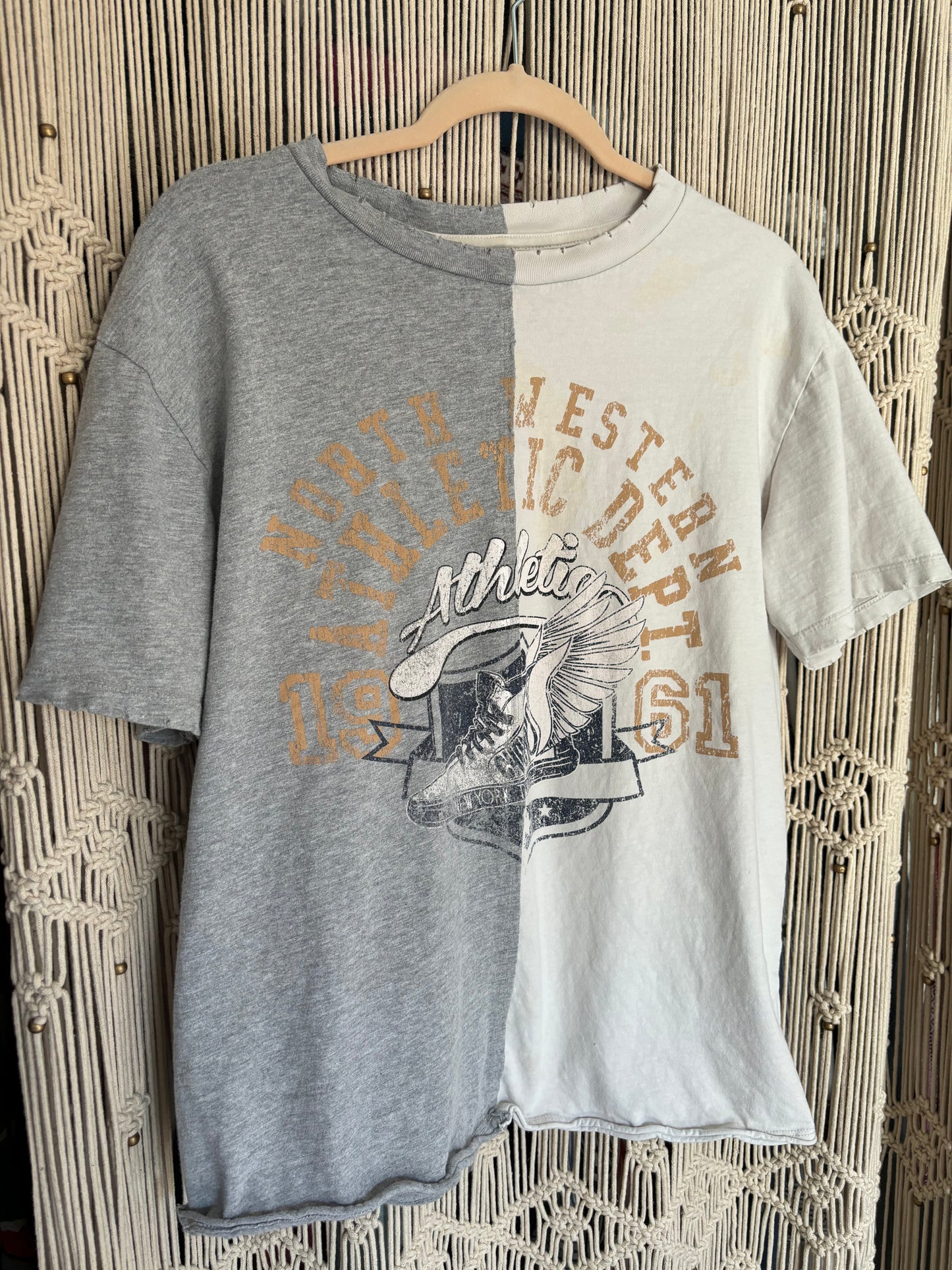 Grey Graphic Tee Shirt (S)