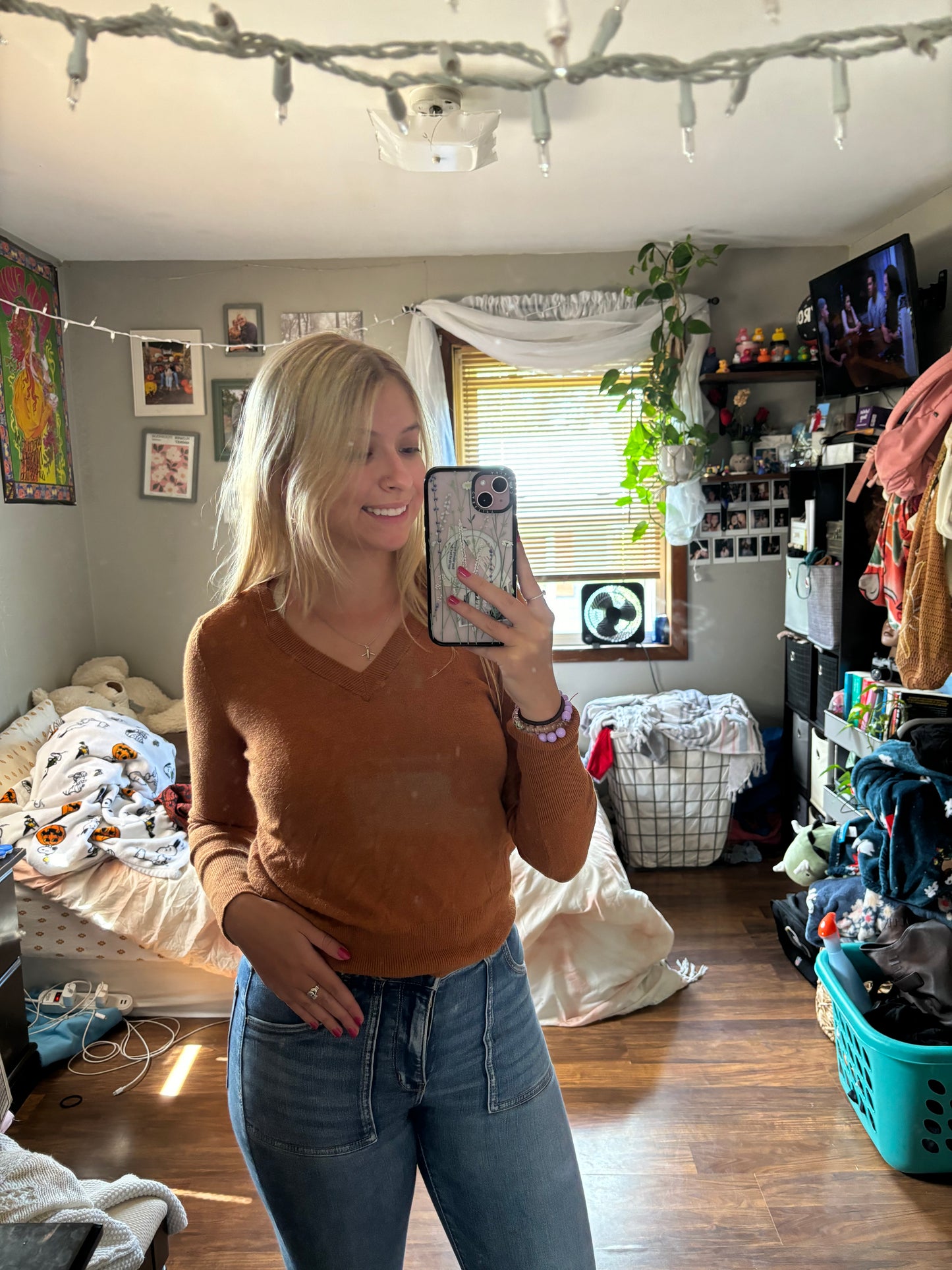 Burnt Orange Sweater (XS)