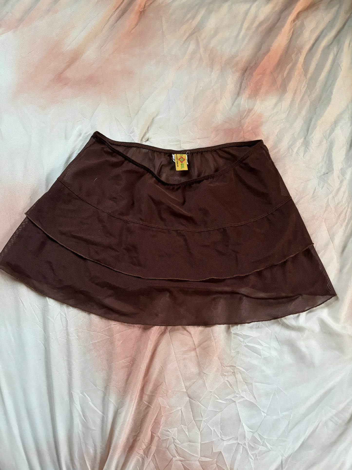 Brown Skirt Swimsuit Cover (S)