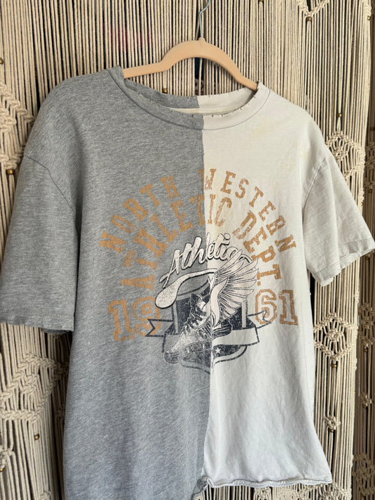 Grey Graphic Tee Shirt (S)