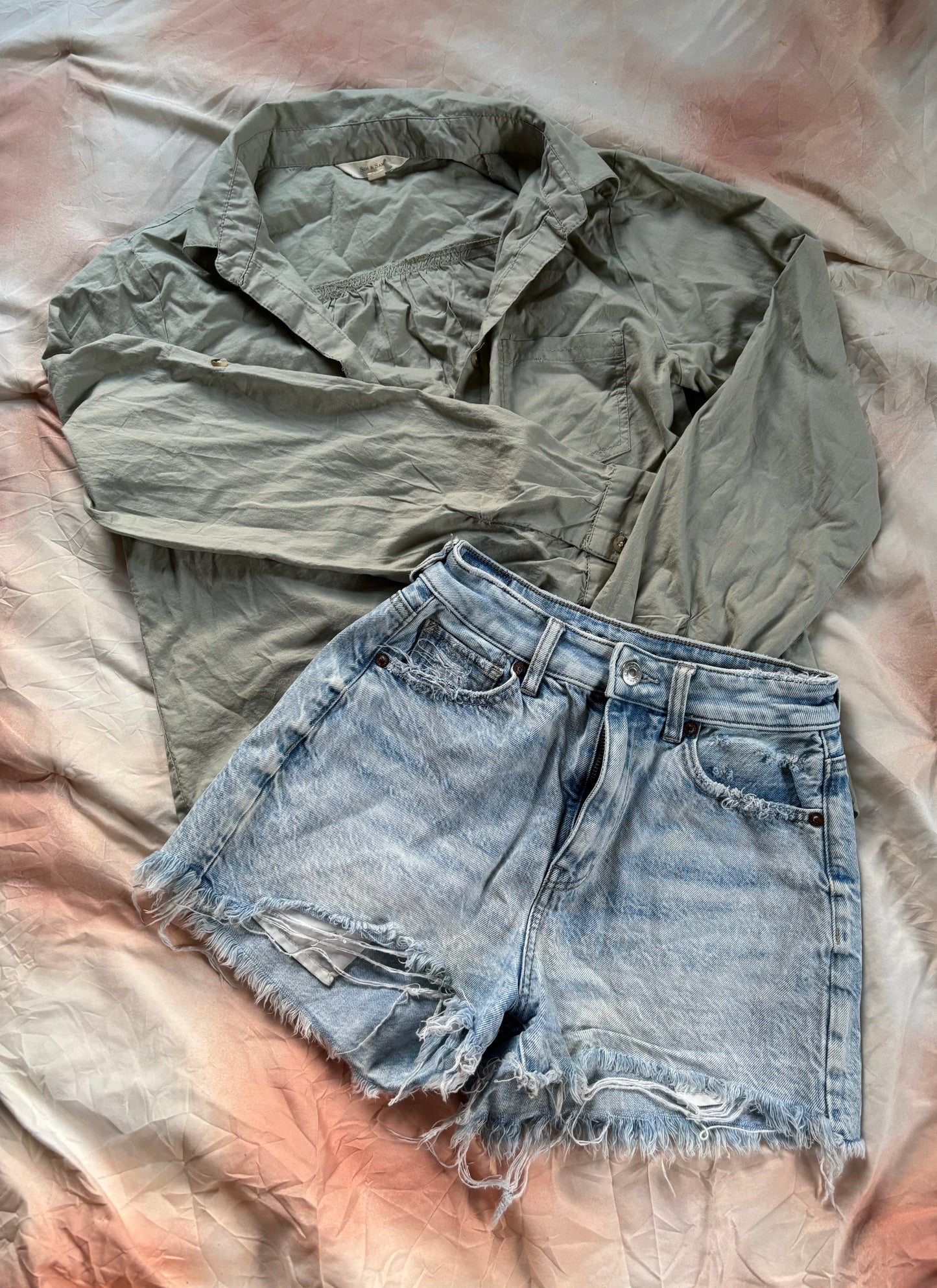 Light Blue Denim Shorts (0)