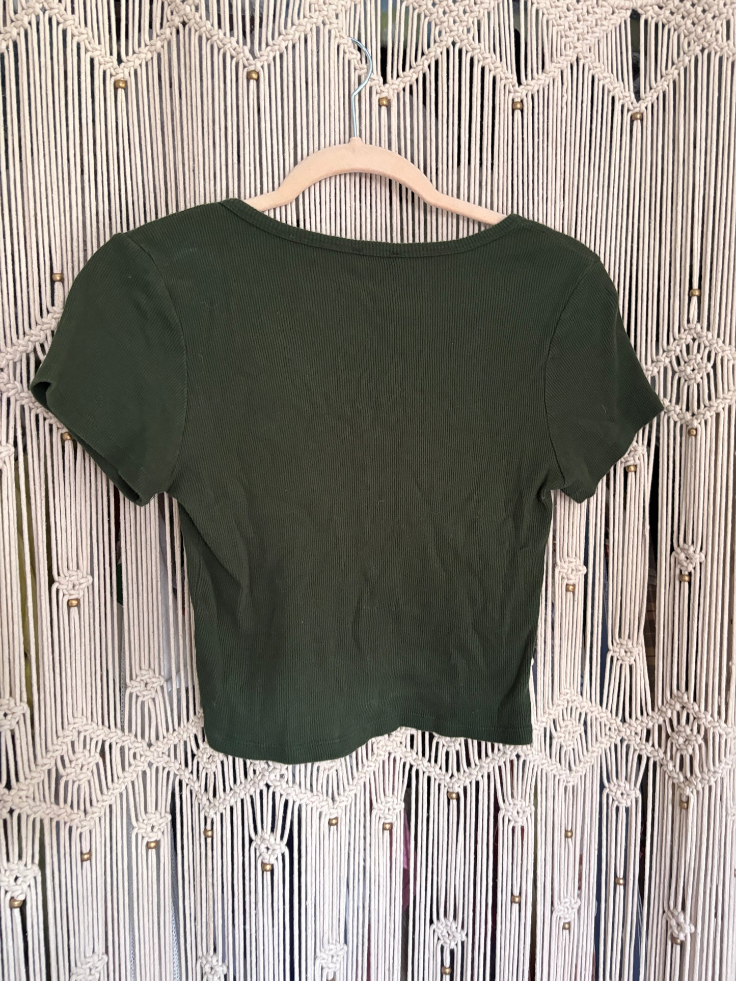 Green Crop Top (S)