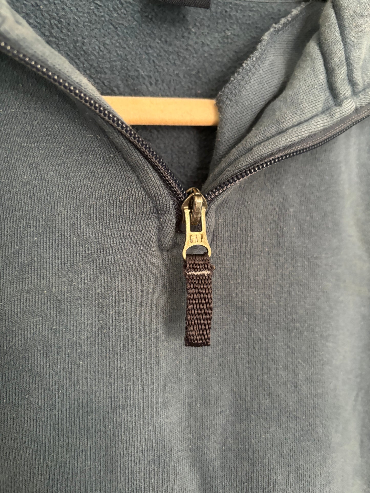 Blue Gap Quarter Zip (S)