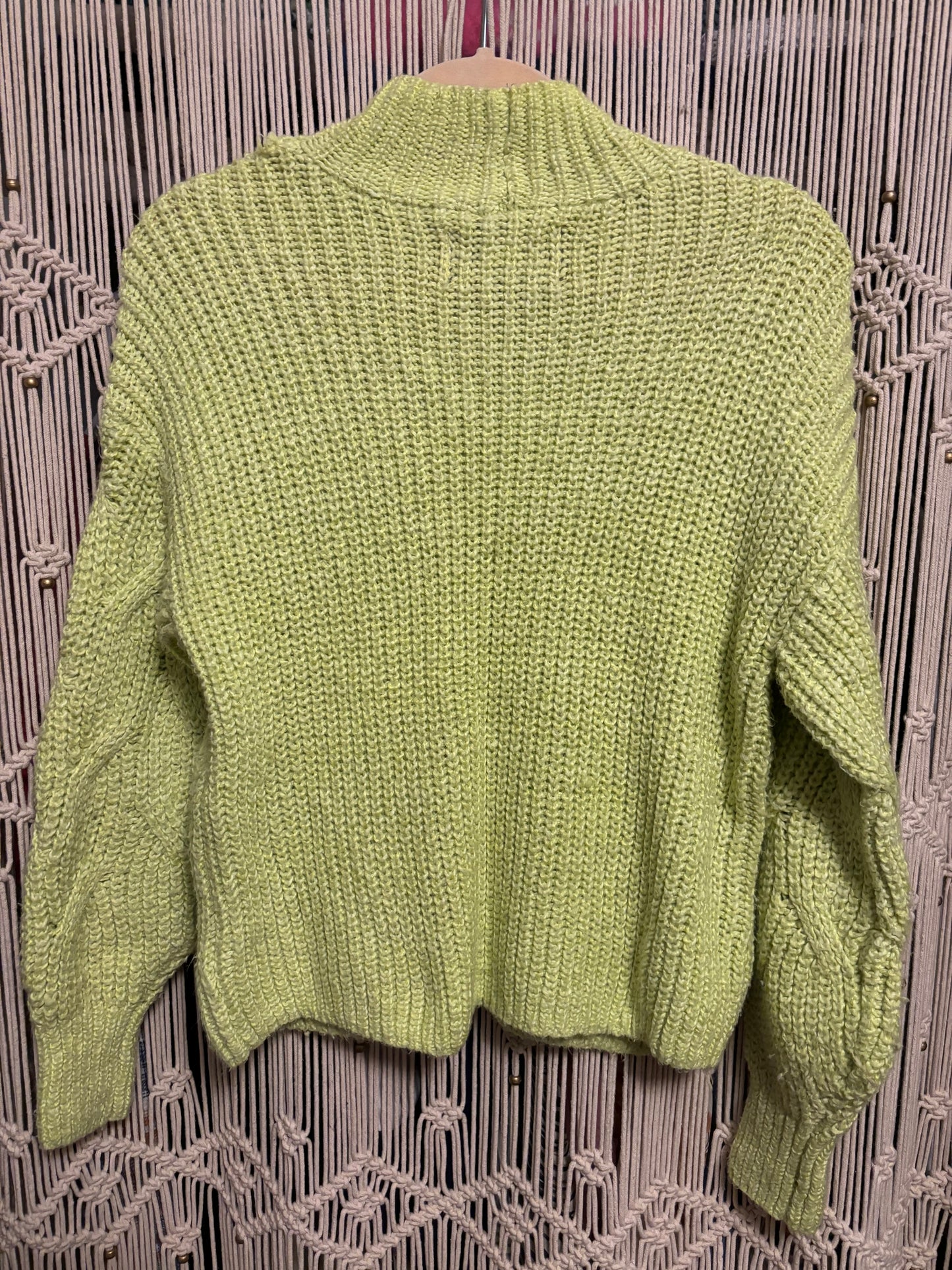 Lime Green Sweater (S)