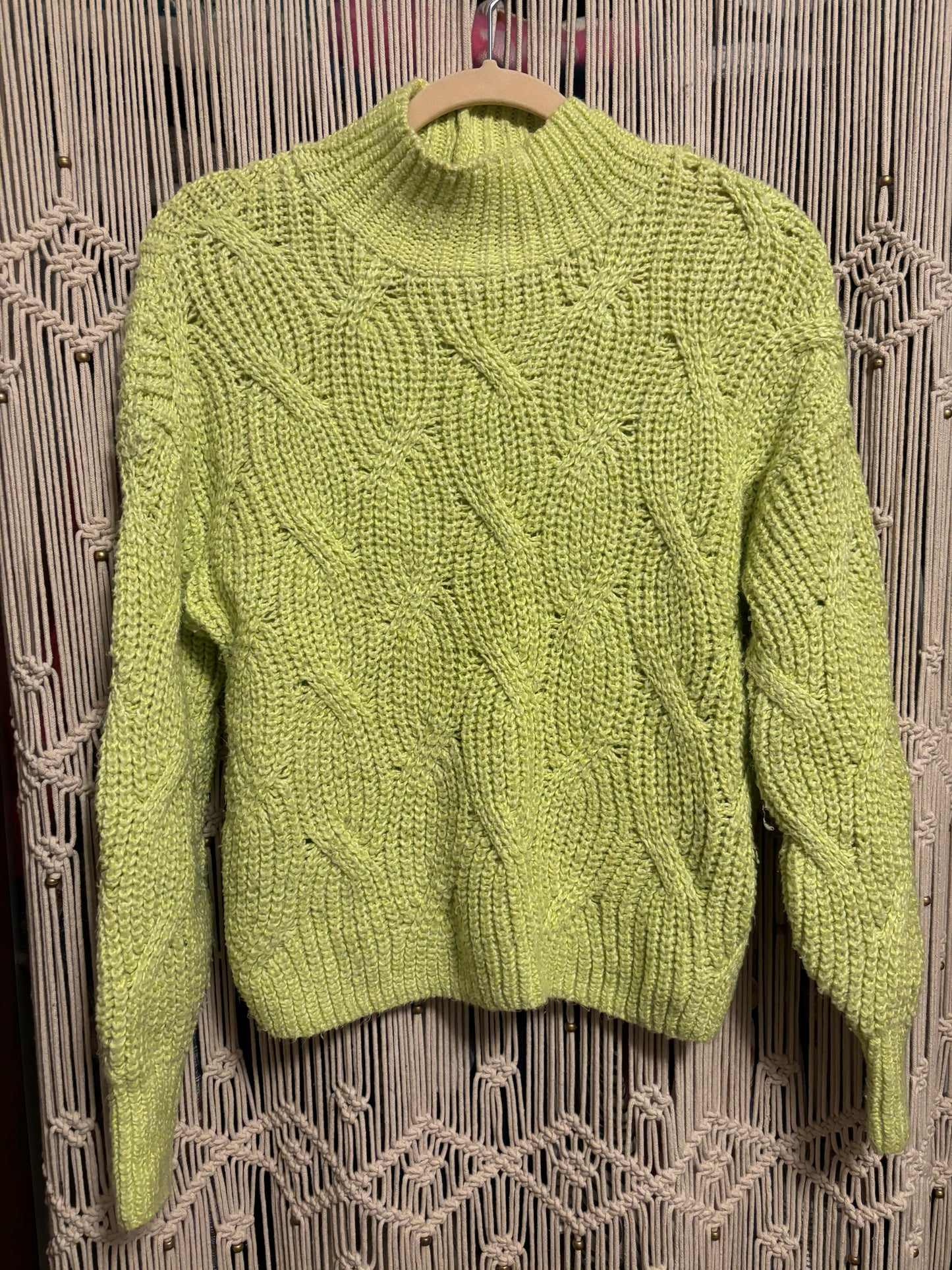 Lime Green Sweater (S)